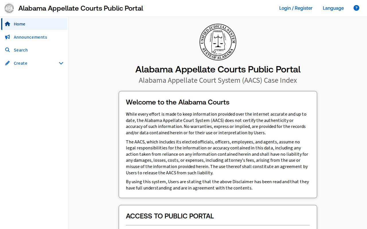 St. Clair County court records Alabama appellate public portal