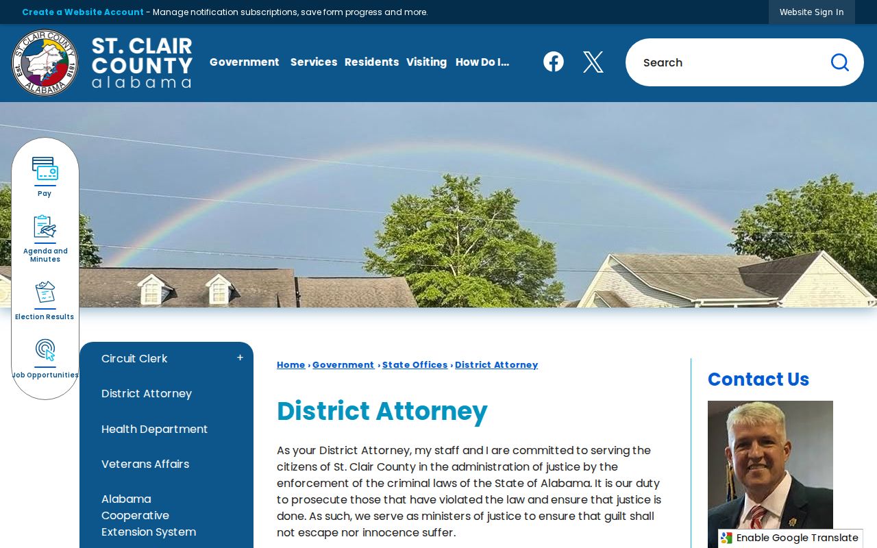 St. Clair County criminal court records District Attorney office