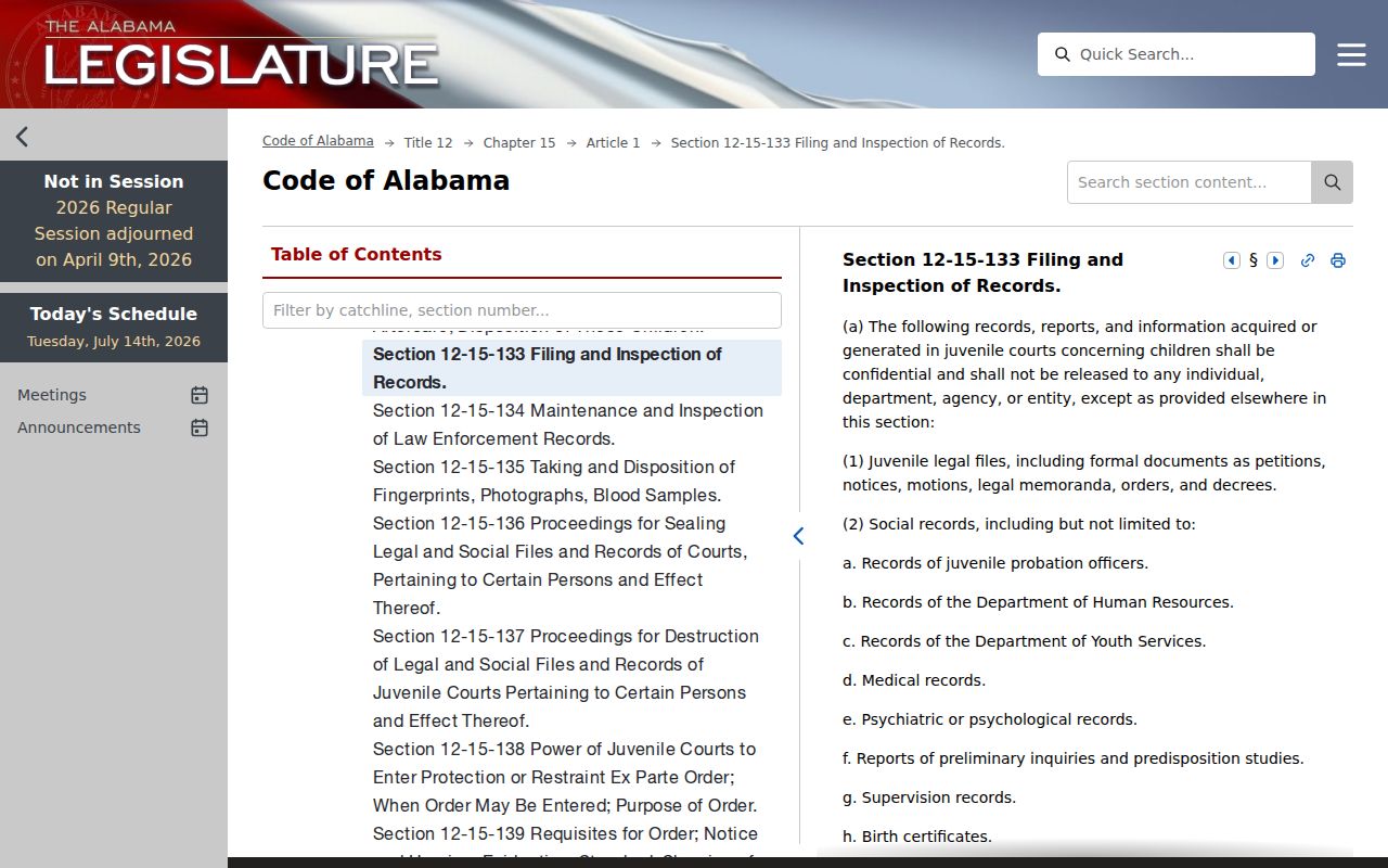 St. Clair County criminal court records juvenile confidentiality statute