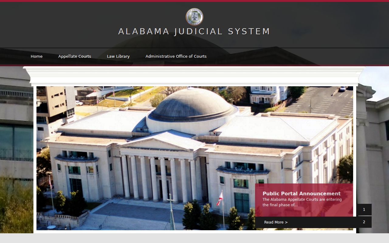 Alabama judicial system for St. Clair County Court records